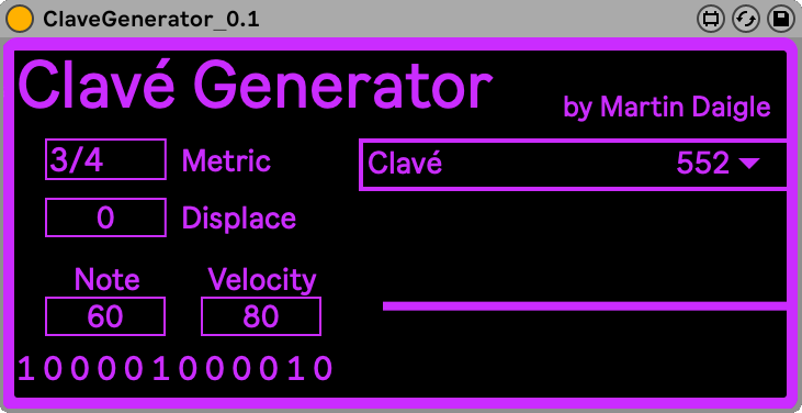 Clave Generator